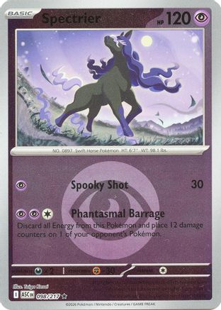 Spectrier (Energy Symbol Pattern) 098  - Reverse Holofoil ME Ascended Heroes - Rare