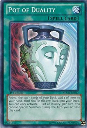Pot of Duality (SDOK-EN027) - Structure Deck: Onslaught of the Fire Kings 1st Edition