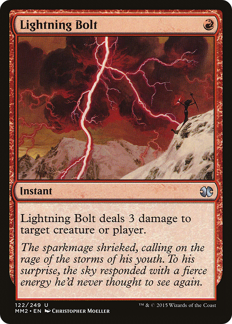 Lightning Bolt (MM2-122) - Modern Masters 2015 Foil