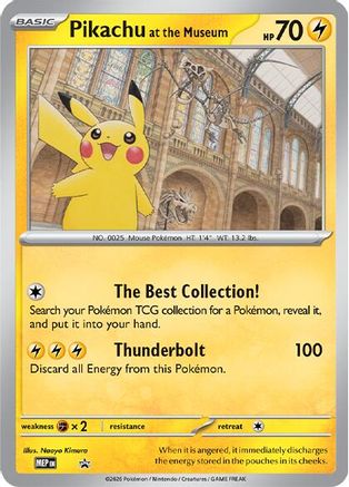 Pikachu at the Museum  Jumbo Cards - Promo