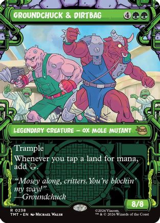 Groundchuck & Dirtbag (Showcase) (TMT-238) - Teenage Mutant Ninja Turtles Foil