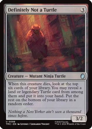 Definitely Not a Turtle (TMC-098) - Commander: Teenage Mutant Ninja Turtles