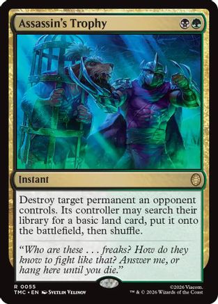 Assassin's Trophy (TMC-055) - Commander: Teenage Mutant Ninja Turtles