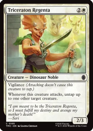 Triceraton Regenta (TMC-105) - Commander: Teenage Mutant Ninja Turtles