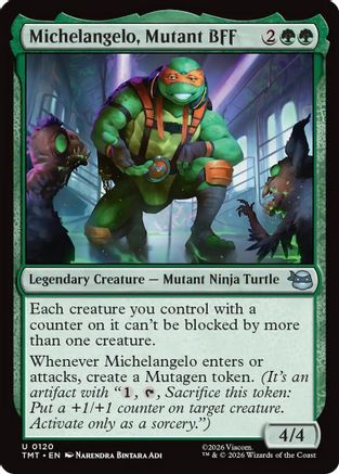Michelangelo, Mutant BFF (TMT-120) - Teenage Mutant Ninja Turtles
