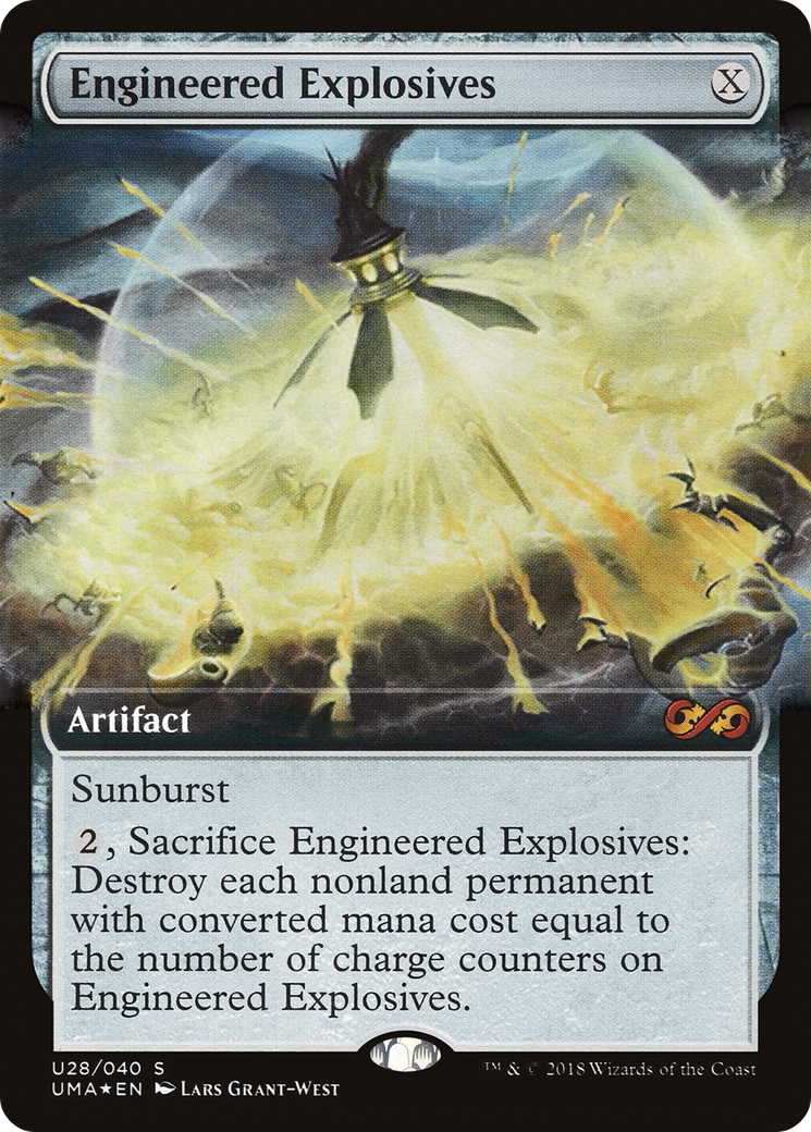 Engineered Explosives (UMA:BT-U28) - Ultimate Box Topper: (Extended Art) Foil