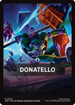 Donatello Theme Card (TMC-002) - Commander: Teenage Mutant Ninja Turtles