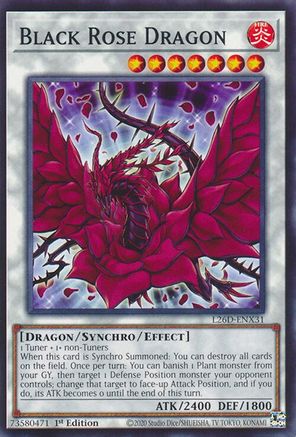 Black Rose Dragon (L26D-ENX31) - Legendary Modern Decks 2026 1st Edition