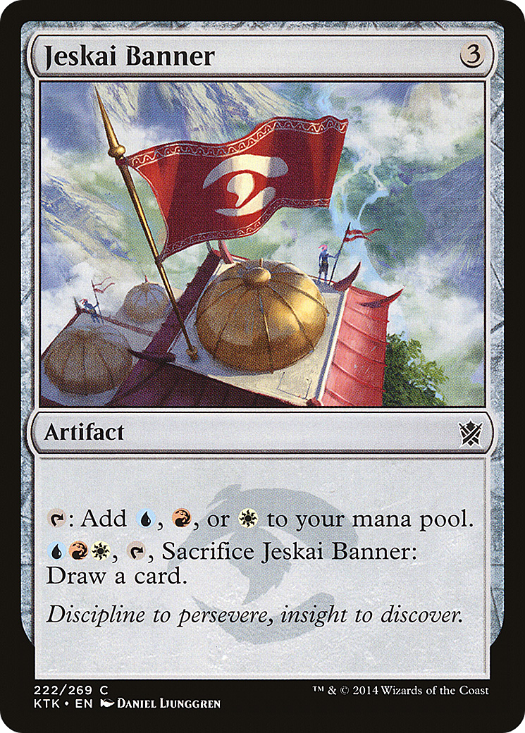 Jeskai Banner (KTK-222) - Khans of Tarkir Foil