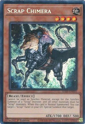 Scrap Chimera (Secret Rare) (RA05-EN005) - Rarity Collection 5 1st Edition