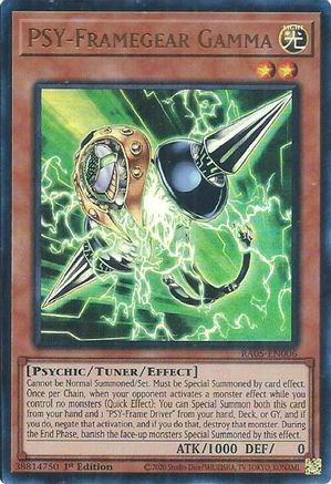 PSY-Framegear Gamma (Ultra Rare) (RA05-EN006) - Rarity Collection 5 1st Edition