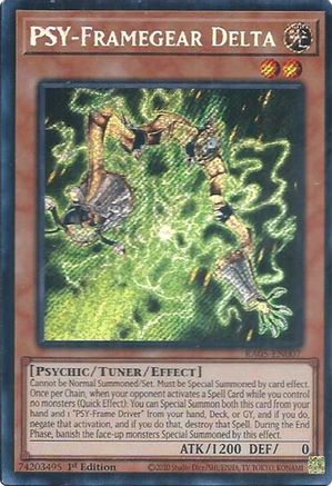 PSY-Framegear Delta (Secret Rare) (RA05-EN007) - Rarity Collection 5 1st Edition