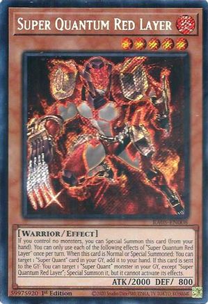 Super Quantum Red Layer (Secret Rare) (RA05-EN008) - Rarity Collection 5 1st Edition