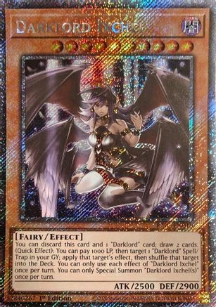 Darklord Ixchel (Platinum Secret Rare) (RA05-EN010) - Rarity Collection 5 1st Edition