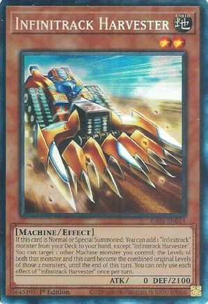 Infinitrack Harvester (Collector's Rare) (RA05-EN014) - Rarity Collection 5 1st Edition