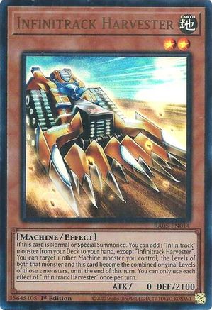 Infinitrack Harvester (Ultra Rare) (RA05-EN014) - Rarity Collection 5 1st Edition