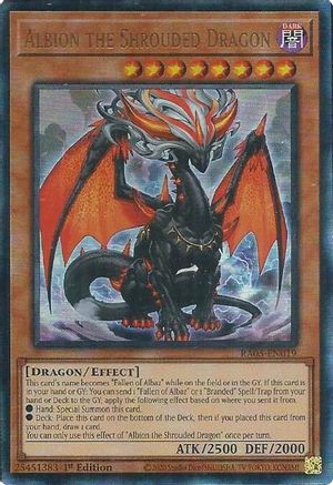 Albion the Shrouded Dragon (Ultimate Rare) (RA05-EN019) - Rarity Collection 5 1st Edition