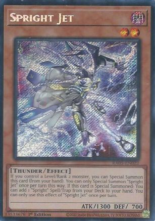 Spright Jet (Secret Rare) (RA05-EN022) - Rarity Collection 5 1st Edition
