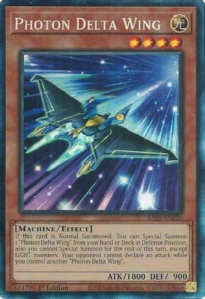 Photon Delta Wing (Collector's Rare) (RA05-EN026) - Rarity Collection 5 1st Edition