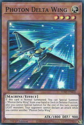 Photon Delta Wing (RA05-EN026) - Rarity Collection 5 1st Edition