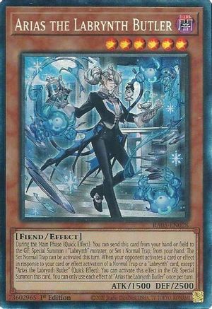 Arias the Labrynth Butler (Collector's Rare) (RA05-EN028) - Rarity Collection 5 1st Edition