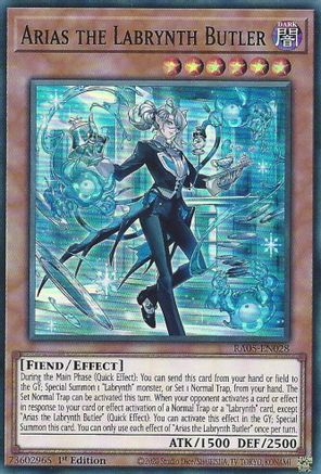 Arias the Labrynth Butler (RA05-EN028) - Rarity Collection 5 1st Edition