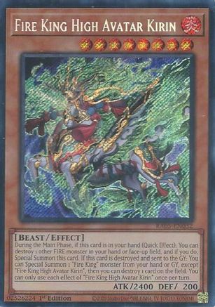 Fire King High Avatar Kirin (Secret Rare) (RA05-EN032) - Rarity Collection 5 1st Edition