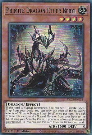 Primite Dragon Ether Beryl (RA05-EN033) - Rarity Collection 5 1st Edition