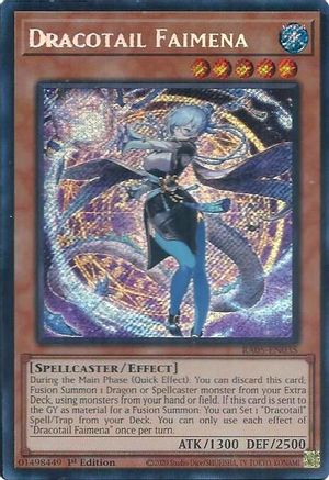 Dracotail Faimena (Secret Rare) (RA05-EN035) - Rarity Collection 5 1st Edition