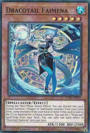 Dracotail Faimena (RA05-EN035) - Rarity Collection 5 1st Edition