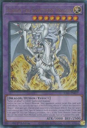 Albion the Sanctifire Dragon (Ultimate Rare) (RA05-EN037) - Rarity Collection 5 1st Edition