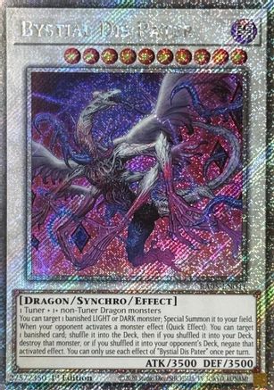 Bystial Dis Pater (Platinum Secret Rare) (RA05-EN041) - Rarity Collection 5 1st Edition