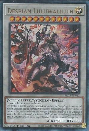 Despian Luluwalilith (Ultimate Rare) (RA05-EN042) - Rarity Collection 5 1st Edition