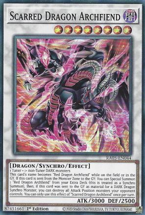 Scarred Dragon Archfiend (RA05-EN044) - Rarity Collection 5 1st Edition