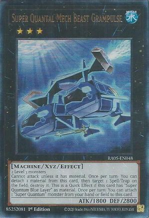Super Quantal Mech Beast Grampulse (Ultimate Rare) (RA05-EN048) - Rarity Collection 5 1st Edition