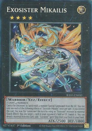 Exosister Mikailis (Collector's Rare) (RA05-EN050) - Rarity Collection 5 1st Edition
