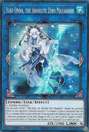 Yuki-Onna, the Absolute Zero Mayakashi (RA05-EN057) - Rarity Collection 5 1st Edition