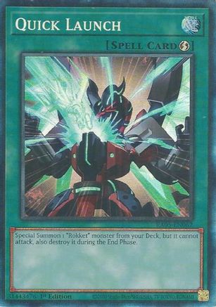 Quick Launch (Collector's Rare) (RA05-EN062) - Rarity Collection 5 1st Edition