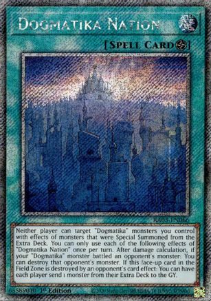 Dogmatika Nation (Platinum Secret Rare) (RA05-EN066) - Rarity Collection 5 1st Edition