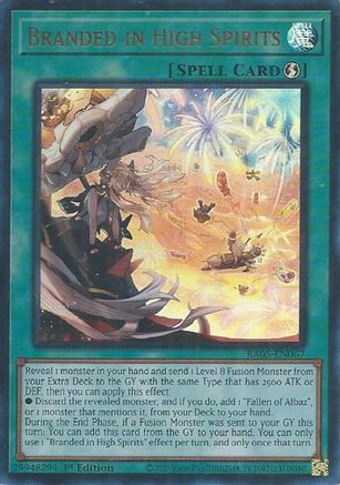Branded in High Spirits (Ultra Rare) (RA05-EN067) - Rarity Collection 5 1st Edition