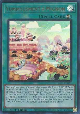 YummyusmentMignon (Ultra Rare) (RA05-EN073) - Rarity Collection 5 1st Edition