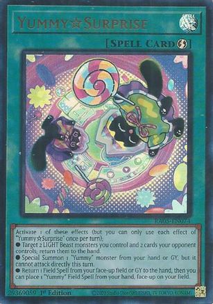 YummySurprise (Ultra Rare) (RA05-EN074) - Rarity Collection 5 1st Edition