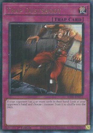 Trap Dustshoot (Ultimate Rare) (RA05-EN077) - Rarity Collection 5 1st Edition