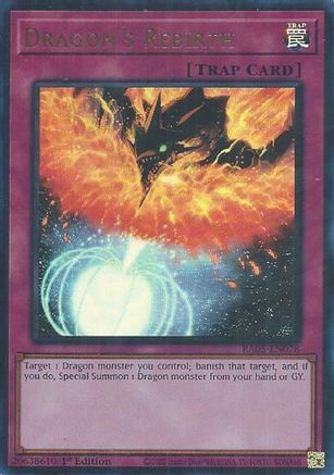 Dragon's Rebirth (Ultra Rare) (RA05-EN078) - Rarity Collection 5 1st Edition