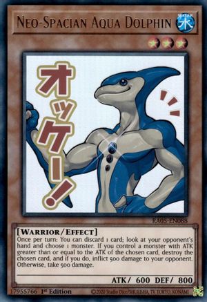 Neo-Spacian Aqua Dolphin (RA05-EN088) - Rarity Collection 5 1st Edition
