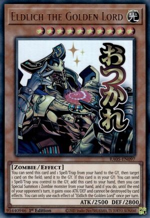 Eldlich the Golden Lord (RA05-EN097) - Rarity Collection 5 1st Edition