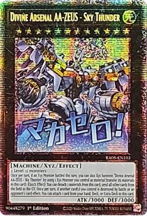 Divine Arsenal AA-ZEUS - Sky Thunder (Starlight Rare) (RA05-EN103) - Rarity Collection 5 1st Edition