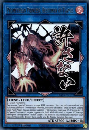Promethean Princess, Bestower of Flames (RA05-EN107) - Rarity Collection 5 1st Edition