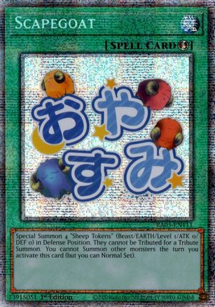 Scapegoat (Starlight Rare) (RA05-EN111) - Rarity Collection 5 1st Edition