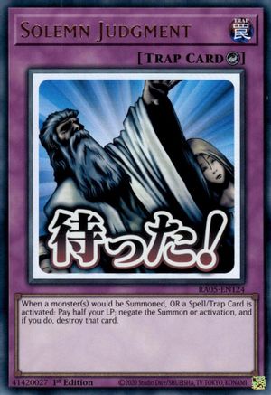 Solemn Judgment (RA05-EN124) - Rarity Collection 5 1st Edition